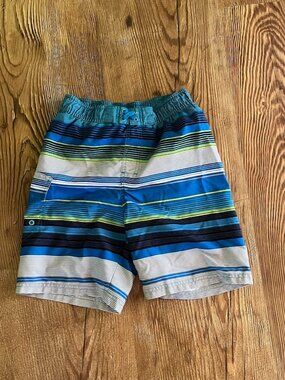 OT Revolution Striped Swim Trunks, Boys' L (12/14)
